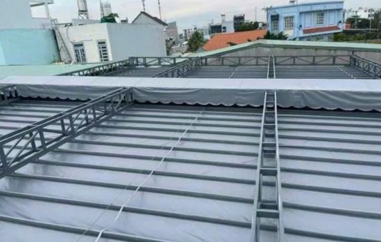 mái xếp quán cafe hội an