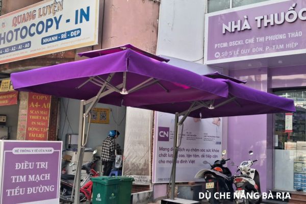 dù che nắng ở bà rịa