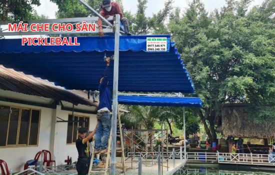 mái che cho sân pickleball