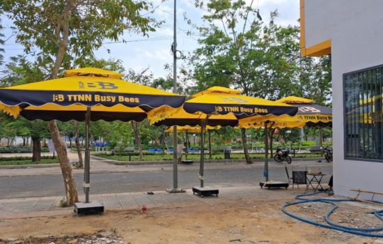 dù che nắng ở phan thiết