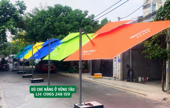 dù che nắng ở vũng tàu