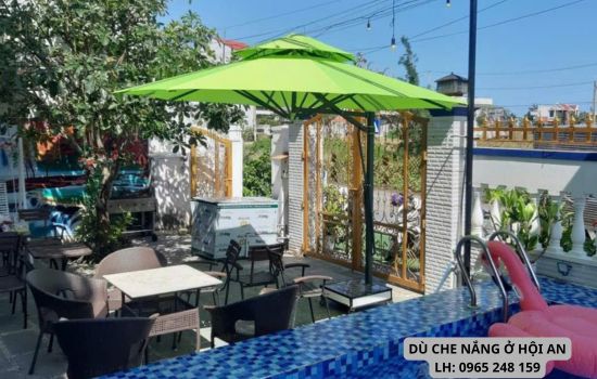 dù che nắng tại hội an