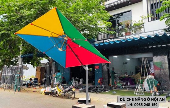 dù che nắng tại hội an