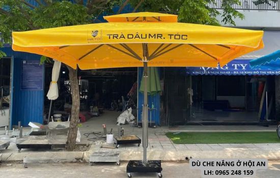 dù che nắng tại hội an