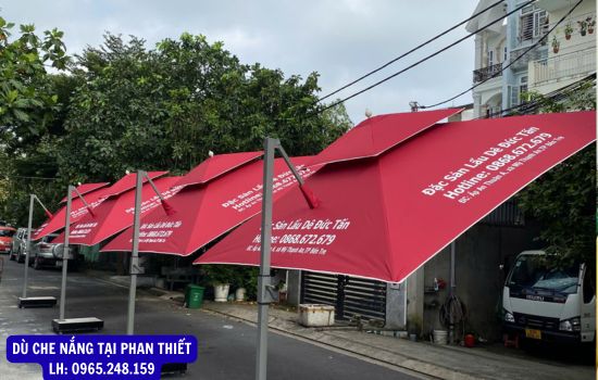 dù che nắng tại phan thiết