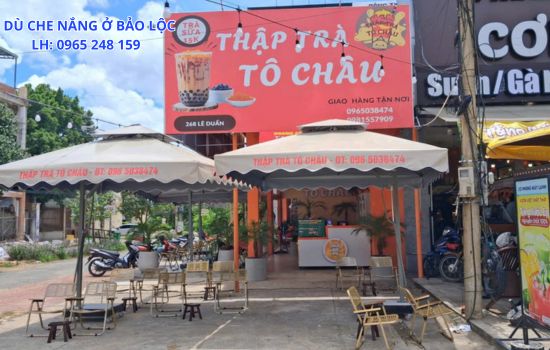 dù che nắng ở bảo lộc