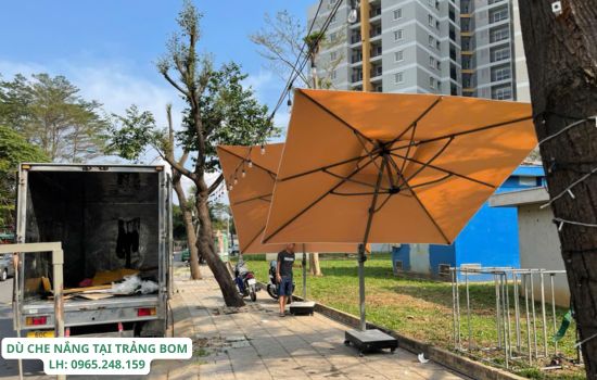 bán dù che nắng trảng bom