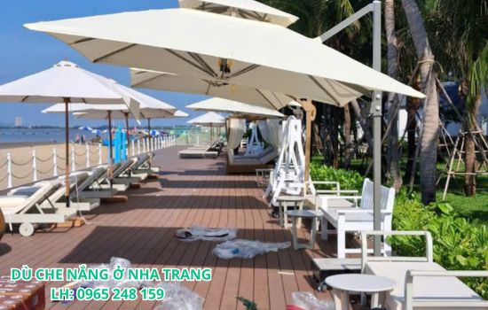 dù che nắng ở nha trang