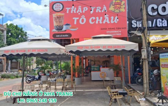 dù che nắng nở nha trang