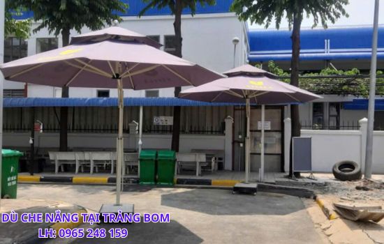 dù che nắng ở trảng bom