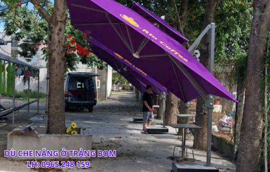 dù che nắng ở trảng bom