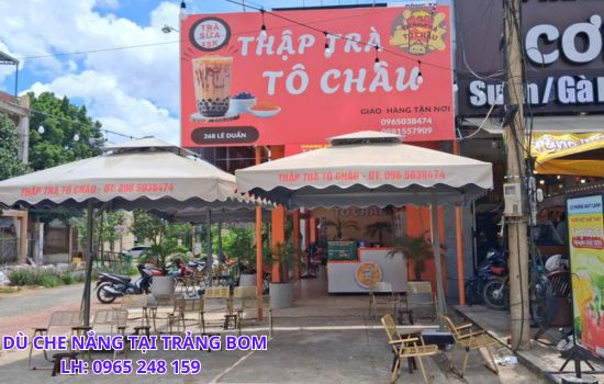 dù che nắng tại trảng bom