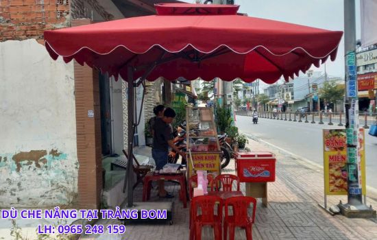 dù che nắng tại trảng bom
