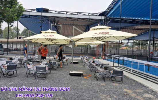 dù che nắng tại trảng bom