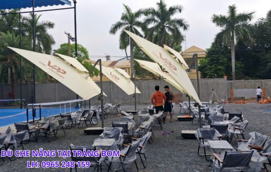 dù che nắng tại trảng bom