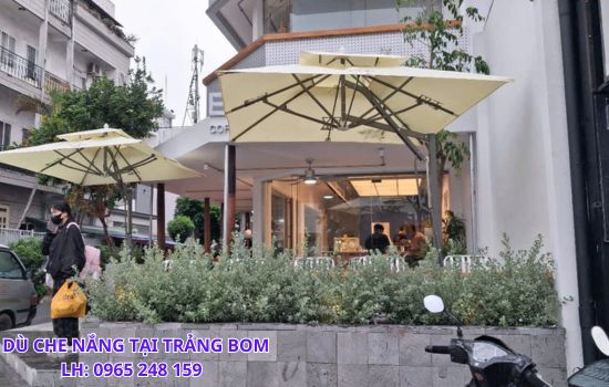 dù che nắng tại trảng bom