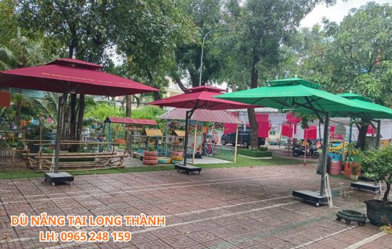 dù che nắng tại long thành