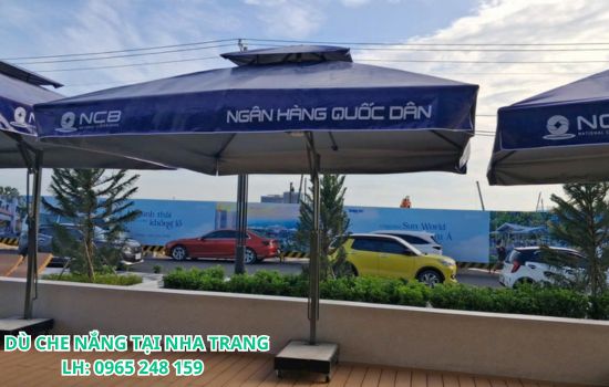 dù che nắng tại nha trang