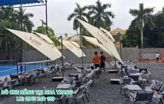 dù che nắng tại nha trang