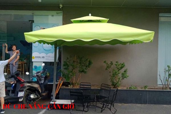 dù che nắng ở cần giờ