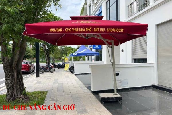 dù che nắng ở cần giờ