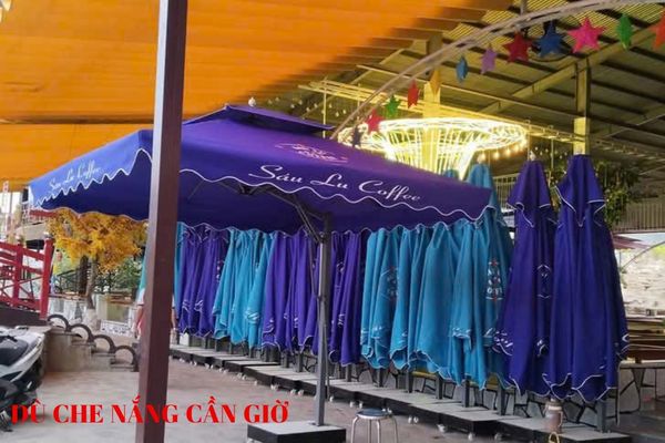 dù che nắng ở cần giờ