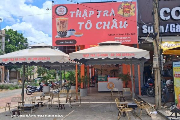 dù che nắng tại ninh hòa