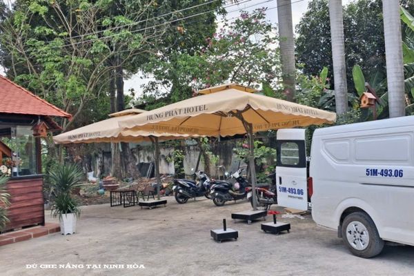 dù che nắng tại ninh hòa