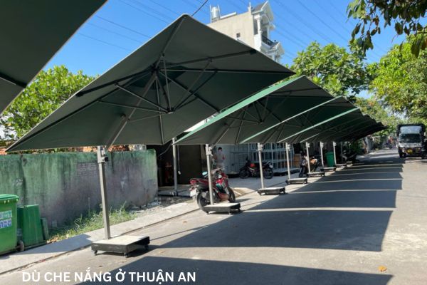 dù che nắng ở thuận an