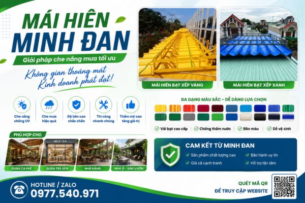 mái hiên di động trảng bom