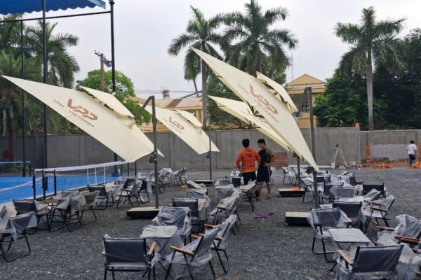 dù che nắng ở lái thiêu