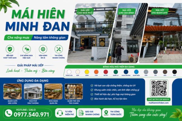 làm mái hiên ở trảng bom